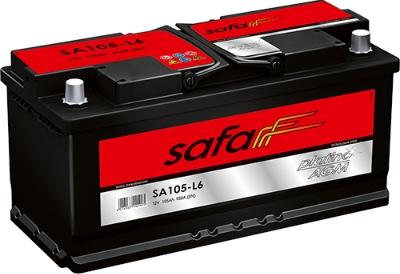 SAFA SA105-L6 - Стартерная аккумуляторная батарея, АКБ autosila-amz.com