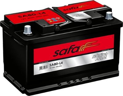 SAFA SA80-L4 - Стартерная аккумуляторная батарея, АКБ autosila-amz.com