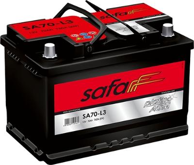 SAFA SA70-L3 - Стартерная аккумуляторная батарея, АКБ autosila-amz.com