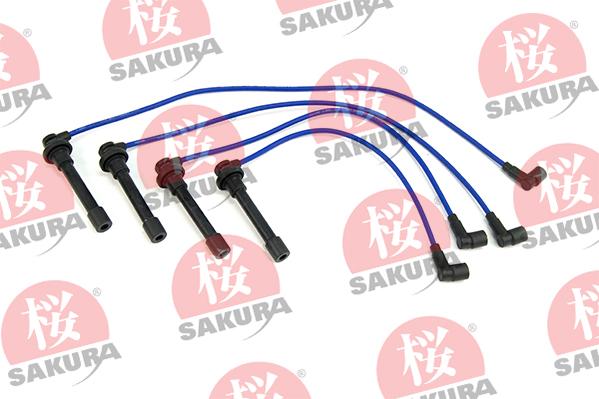 SAKURA 912-40-6610 SW - Комплект проводов зажигания autosila-amz.com