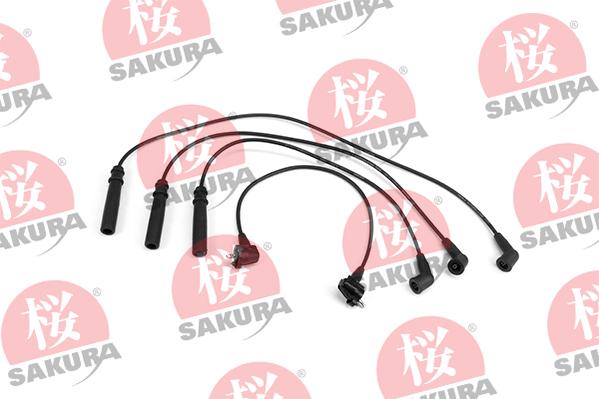 SAKURA 912-60-4450 SW - Комплект проводов зажигания autosila-amz.com