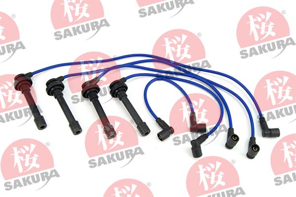 SAKURA 912-10-4070 SW - Комплект проводов зажигания autosila-amz.com