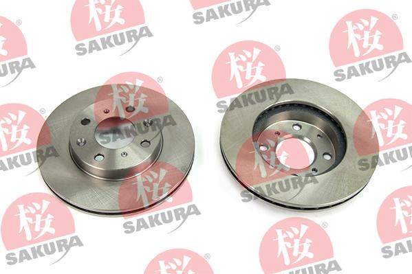 SAKURA 604-40-6650 - Тормозной диск autosila-amz.com