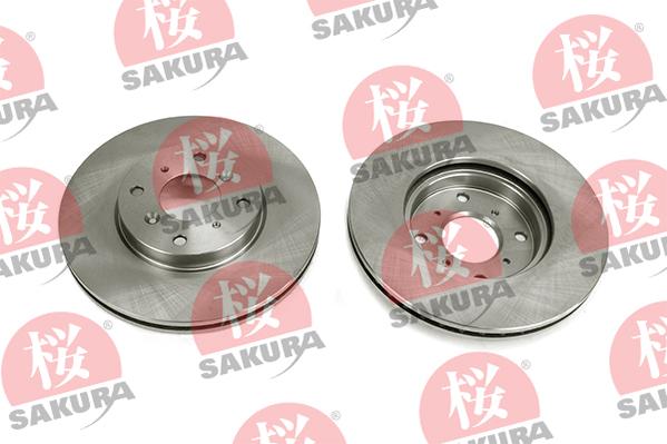 SAKURA 604-40-6627 - Тормозной диск autosila-amz.com