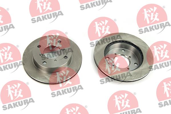 SAKURA 604-80-7020 - Тормозной диск autosila-amz.com