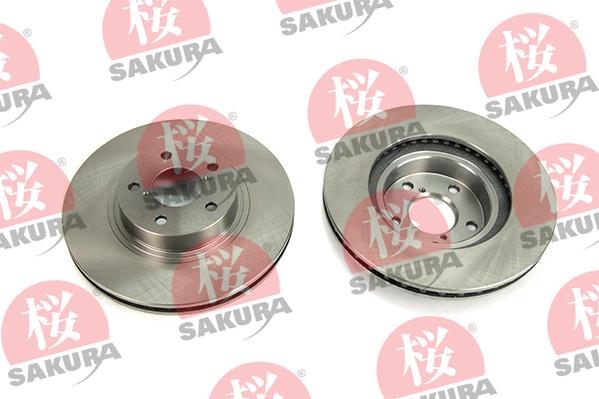 SAKURA 604-70-7600 - Тормозной диск autosila-amz.com