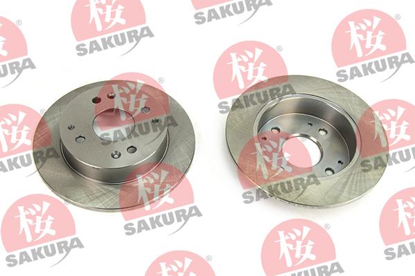 SAKURA 605-40-6610 - Тормозной диск autosila-amz.com