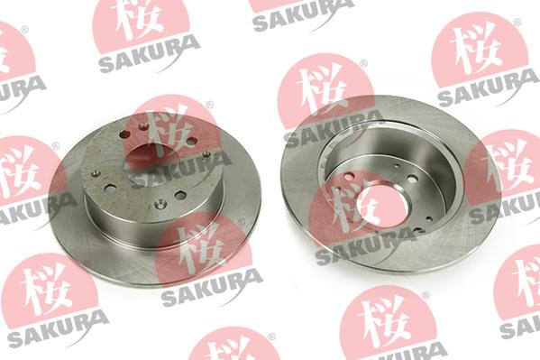 SAKURA 605-40-6625 - Тормозной диск autosila-amz.com