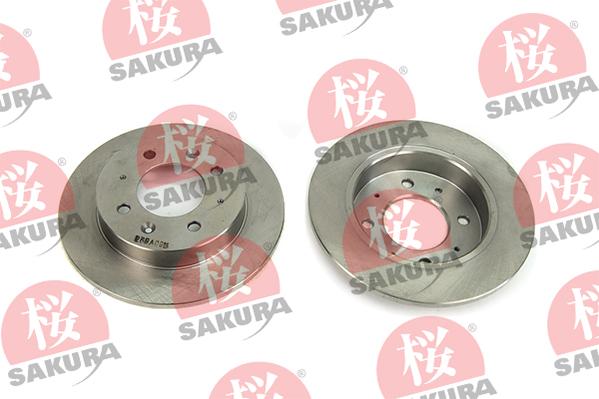 SAKURA 605-03-8810 - Тормозной диск autosila-amz.com