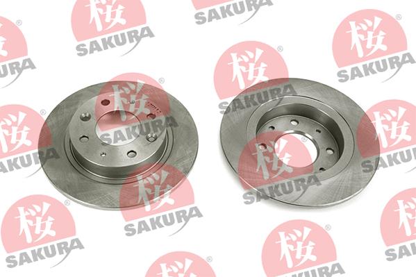 SAKURA 605-03-8820 - Тормозной диск autosila-amz.com