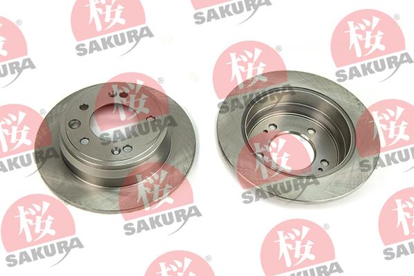 SAKURA 605-03-8822 - Тормозной диск autosila-amz.com