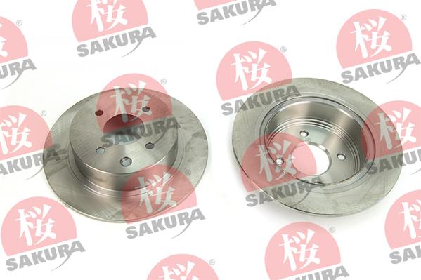 SAKURA 605-10-4096 - Тормозной диск autosila-amz.com