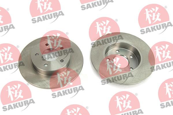 SAKURA 605-10-4030 - Тормозной диск autosila-amz.com