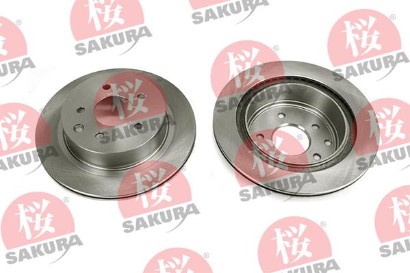 SAKURA 605-10-4110 - Тормозной диск autosila-amz.com