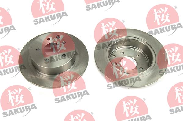 SAKURA 605-10-4112 - Тормозной диск autosila-amz.com