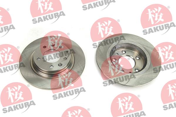 SAKURA 605-30-3590 - Тормозной диск autosila-amz.com