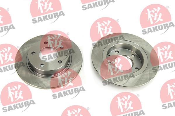 SAKURA 605-30-3550 - Тормозной диск autosila-amz.com