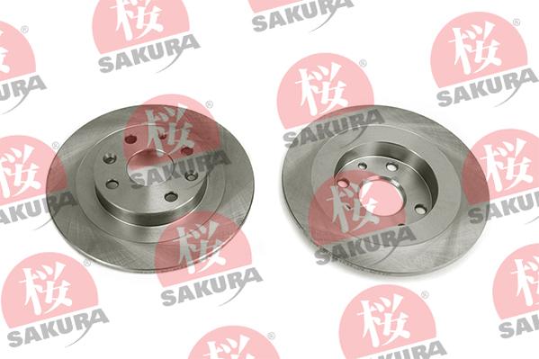 SAKURA 605-30-3535 - Тормозной диск autosila-amz.com