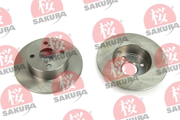 SAKURA 605-20-3711 - Тормозной диск autosila-amz.com