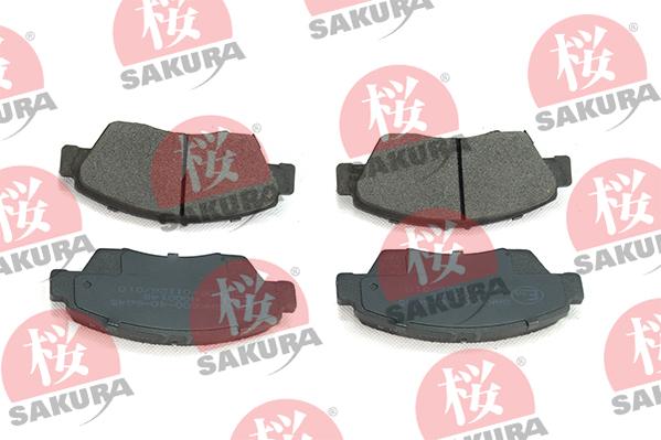 SAKURA 600-40-6645 - Тормозные колодки, дисковые, комплект autosila-amz.com