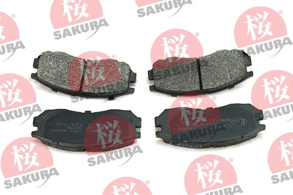 SAKURA 600-50-4260 - Тормозные колодки, дисковые, комплект autosila-amz.com