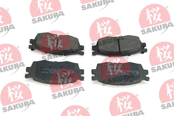 SAKURA 600-05-4603 - Тормозные колодки, дисковые, комплект autosila-amz.com