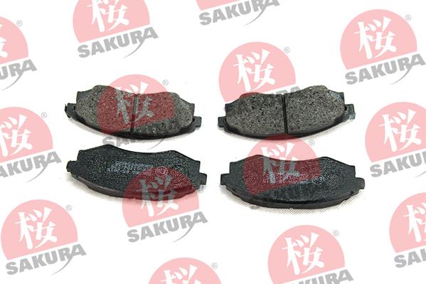 SAKURA 600-05-4625 - Тормозные колодки, дисковые, комплект autosila-amz.com