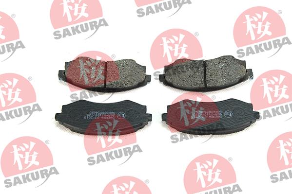 SAKURA 600-05-4620 - Тормозные колодки, дисковые, комплект autosila-amz.com