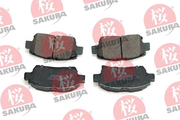 SAKURA 600-20-3963 - Тормозные колодки, дисковые, комплект autosila-amz.com