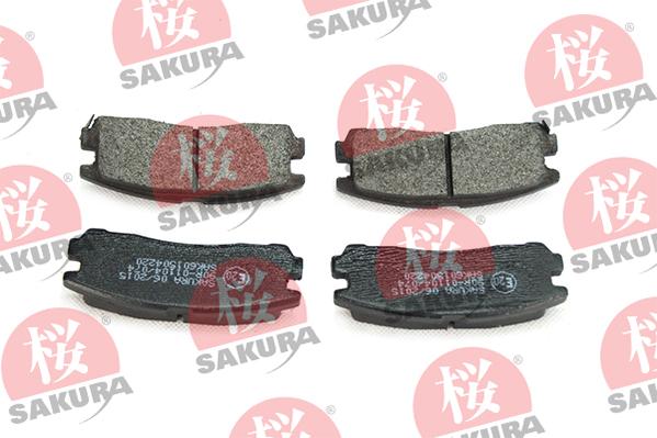 SAKURA 601-50-4220 - Тормозные колодки, дисковые, комплект autosila-amz.com