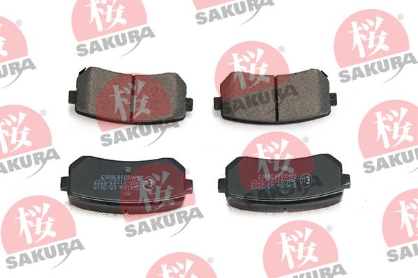 SAKURA 601-03-8805 - Тормозные колодки, дисковые, комплект autosila-amz.com