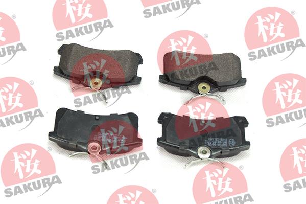 SAKURA 601-20-3755 - Тормозные колодки, дисковые, комплект autosila-amz.com
