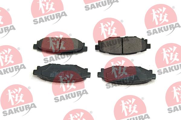 SAKURA 601-70-7612 - Тормозные колодки, дисковые, комплект autosila-amz.com