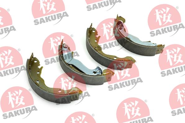 SAKURA 602-05-4645 - Комплект тормозных колодок, барабанные autosila-amz.com