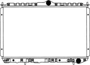 SAKURA Automotive 1131-0206 - Радиатор, охлаждение двигателя autosila-amz.com