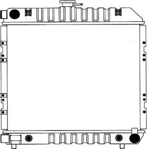 SAKURA Automotive 1311-0204 - Радиатор, охлаждение двигателя autosila-amz.com