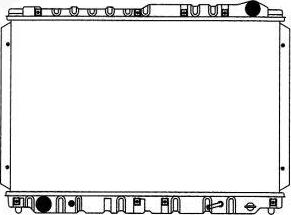 SAKURA Automotive 1271-0207 - Радиатор, охлаждение двигателя autosila-amz.com