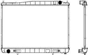 SAKURA Automotive 3251-1012 - Радиатор, охлаждение двигателя autosila-amz.com