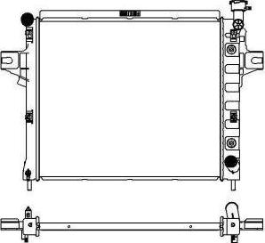 SAKURA Automotive 3231-1004 - Радиатор, охлаждение двигателя autosila-amz.com