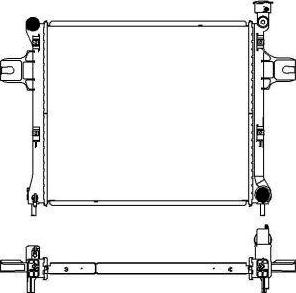 SAKURA Automotive 3231-1011 - Радиатор, охлаждение двигателя autosila-amz.com