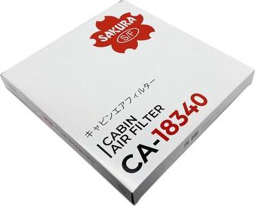 SAKURA Automotive CA-18340 - Фильтр воздуха в салоне autosila-amz.com