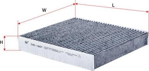 SAKURA Automotive CAC-1807 - Фильтр воздуха в салоне autosila-amz.com