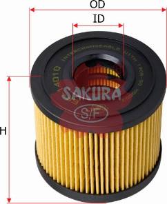 SAKURA Automotive EF-14010 - Топливный фильтр autosila-amz.com