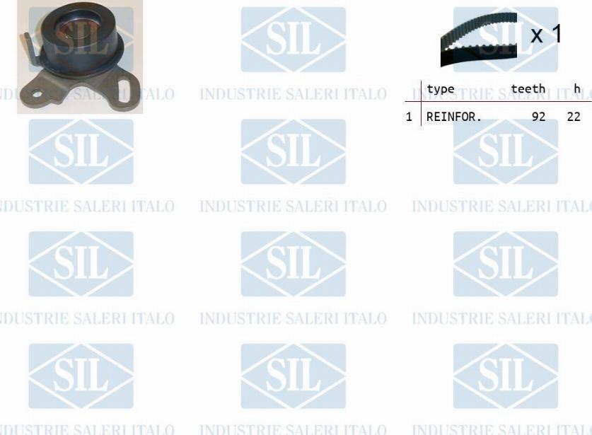 Saleri SIL TK1450 - Комплект зубчатого ремня ГРМ autosila-amz.com