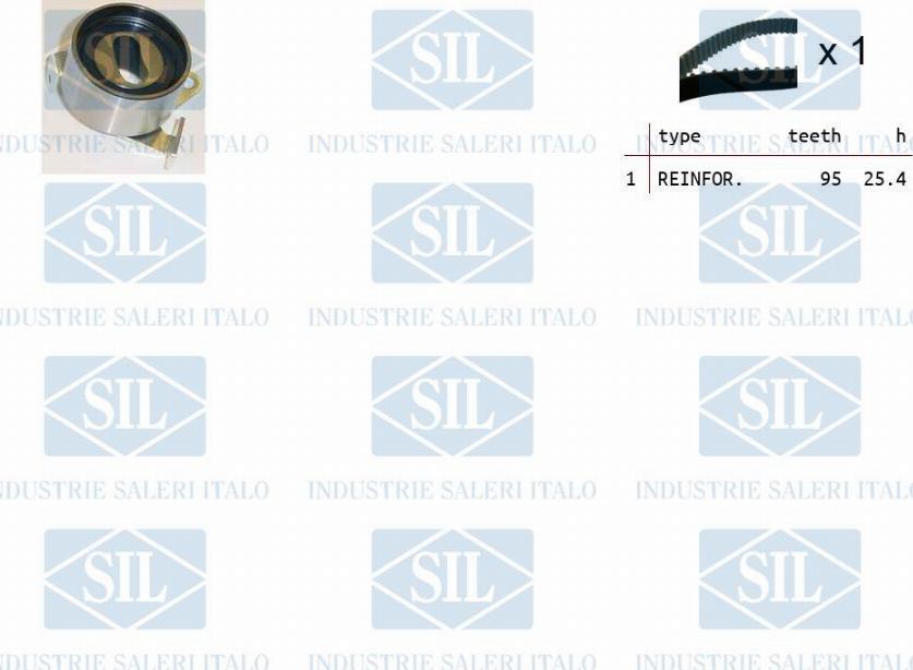 Saleri SIL TK1404 - Комплект зубчатого ремня ГРМ autosila-amz.com