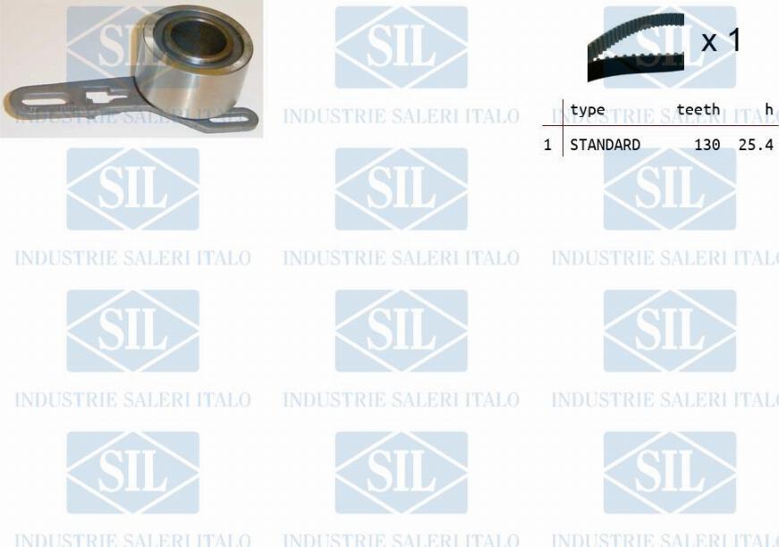 Saleri SIL TK1067 - Комплект зубчатого ремня ГРМ autosila-amz.com