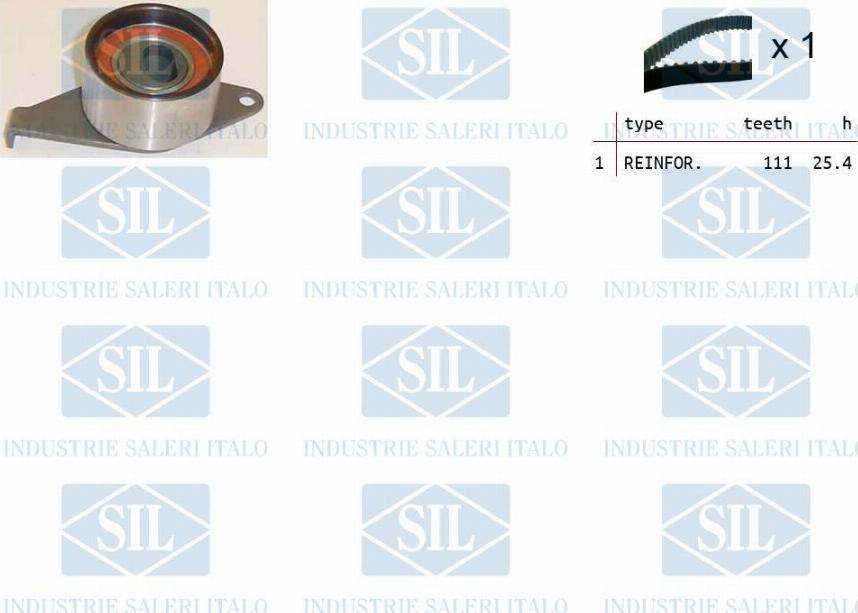 Saleri SIL TK1399 - Комплект зубчатого ремня ГРМ autosila-amz.com