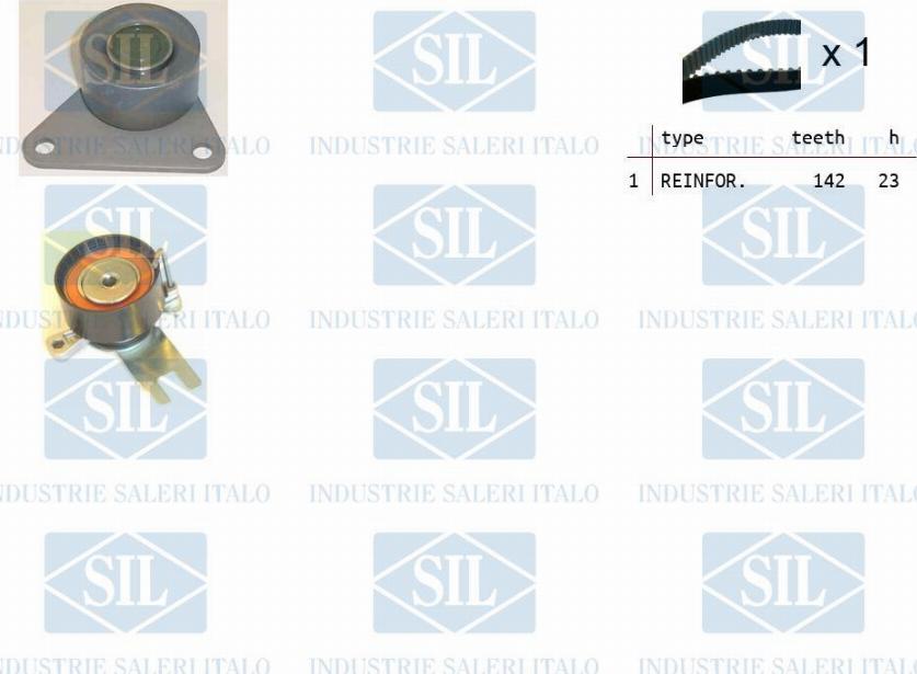Saleri SIL TK1365 - Комплект зубчатого ремня ГРМ autosila-amz.com