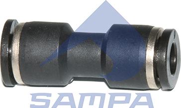 Sampa 094.479 - соединитель прямой для трубок D6-D6! (пластик) не для торм.системы\ autosila-amz.com