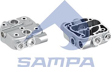 Sampa 094.368 - Головка цилиндра, пневматический компрессор autosila-amz.com
